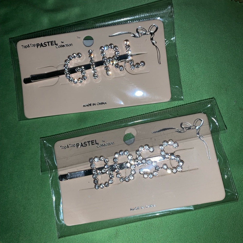 Set of GIRL BOSS Bobby-pins